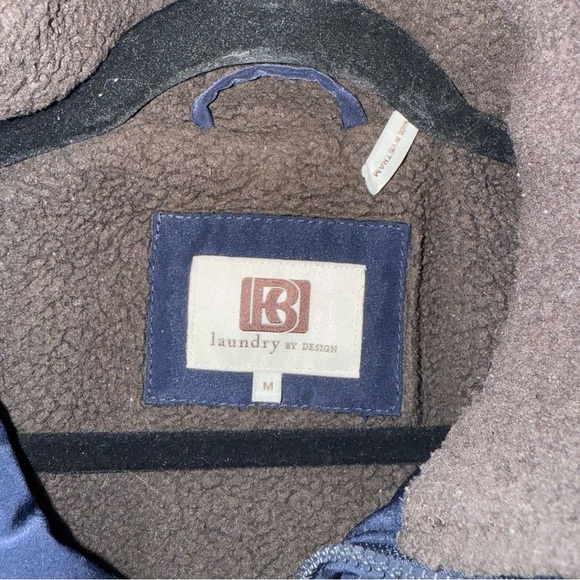 Laundry by Design Dark Blue Quilted Utility Jacket size: M - Picture 6 of 17